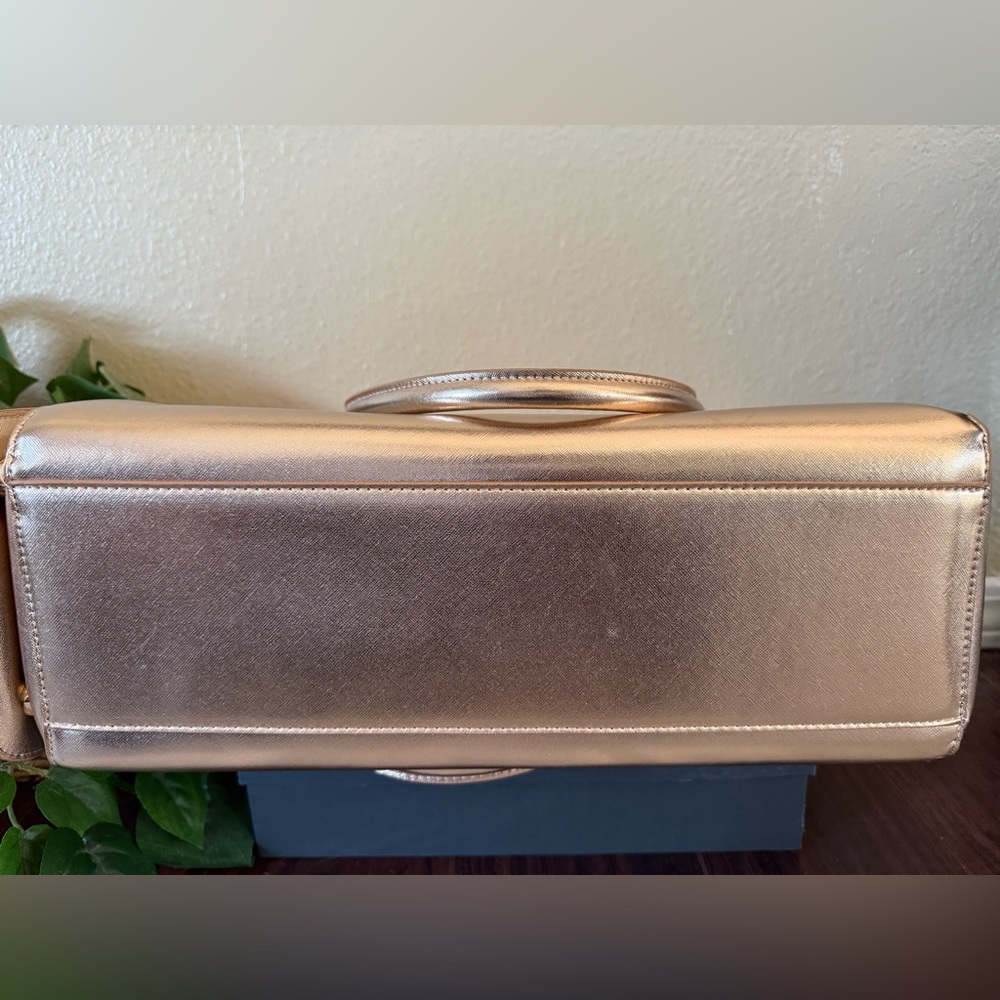 BLUSH Large Rose Gold Insulated Wine Bag - Picture 3 of 13